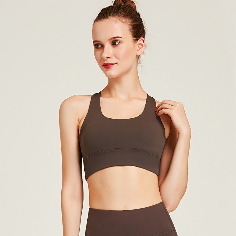 Ladies Fashion New Beauty Back Nude Sports Bra