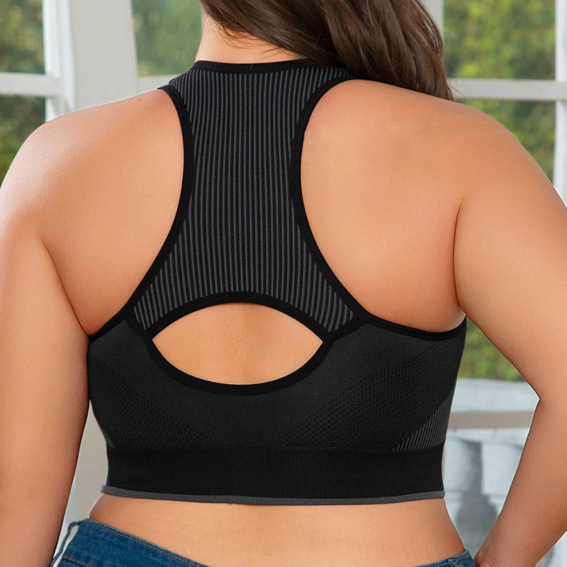 Sports Back Shaping Hollow Out Without Steel Ring Workout Bra