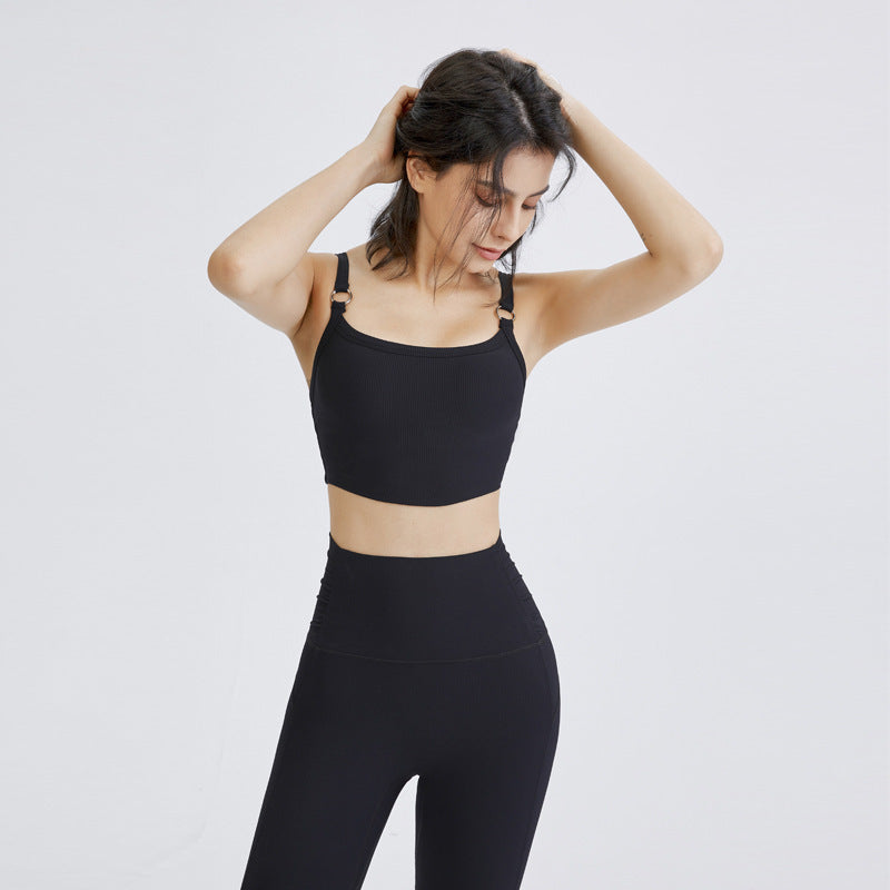 Vest Gathered Underwear Bra Yoga Outer Wear